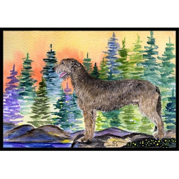 Carolines Treasures Carolines Treasures SS8205MAT 18 x 27 in. Irish Wolfhound Indoor Outdoor Doormat SS8205MAT - main